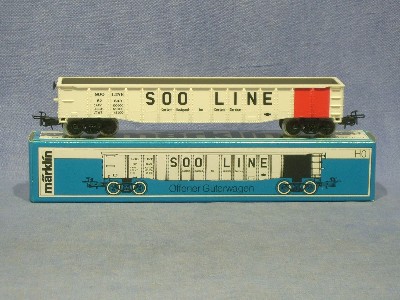 Märklin 4774 amerikanischer Güterwagen US-Gondola der Soo Line Spur H0 OVP
