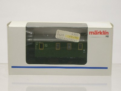 Märklin 4303 Personenwagen Post Gepäckwagen der DB Spur H0 OVP marklin