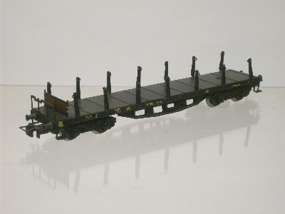 M�rklin 4516 ( 392 C ) vierachsiger Rungenwagen Spur H0 marklin
